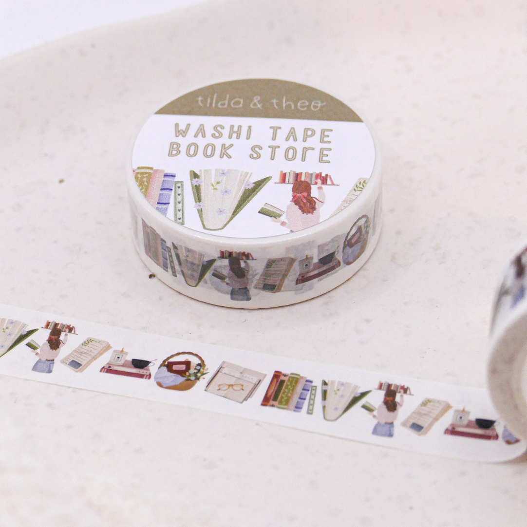 Washi Tape Lesen Bücher