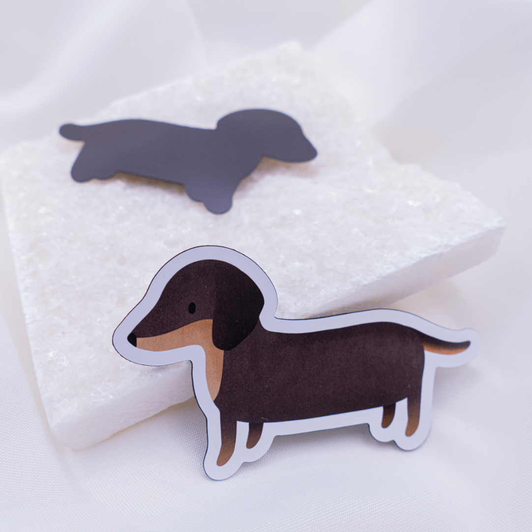 Magnet Dackel Hund Kühlschrankmagnet Hunderasse - Geschenk