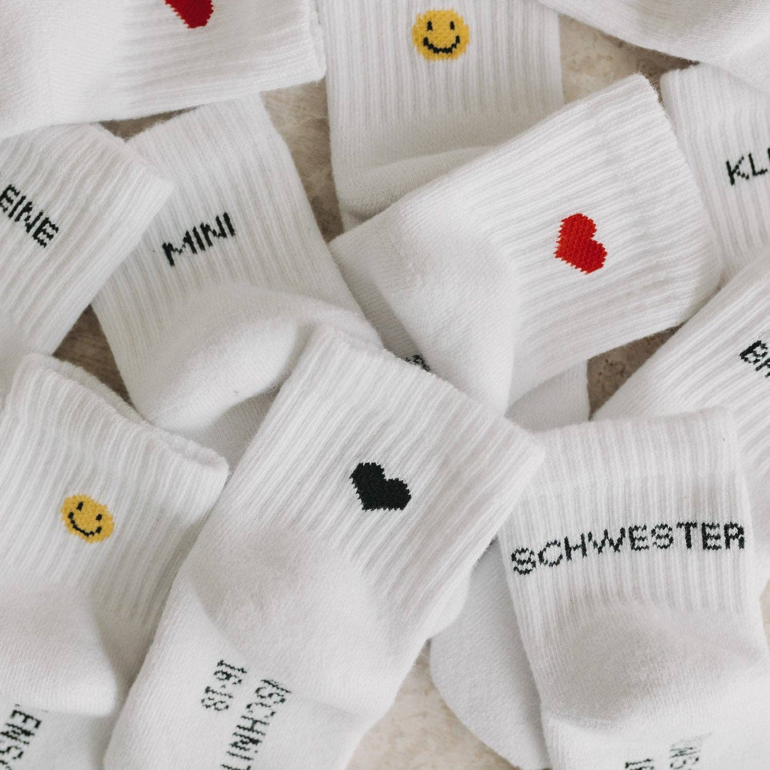 Babysocken Smiley