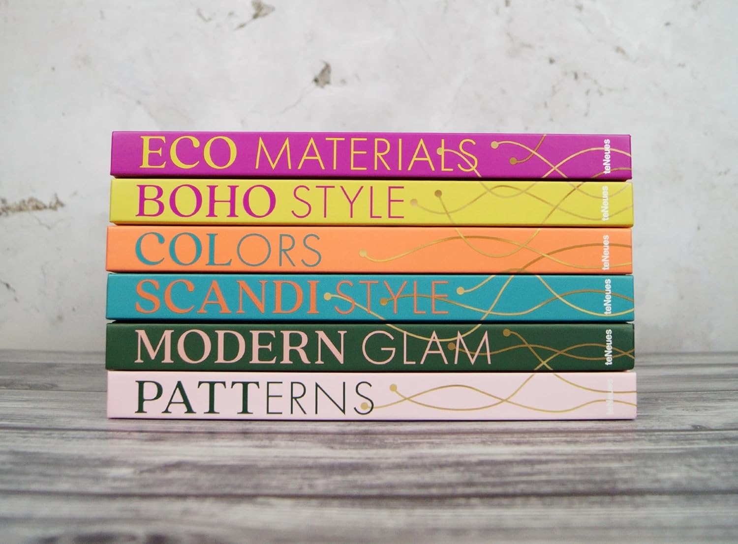 Interieur Bücher, verschiedene Stile