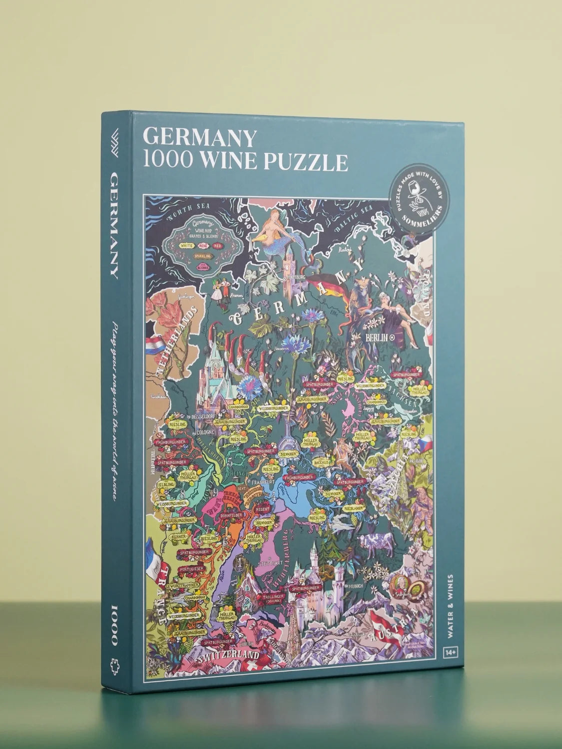 Wein Puzzle, verschieden