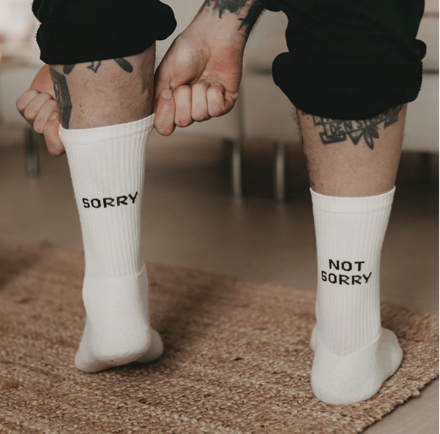 Socken mit Spruch / Motiv, verschieden