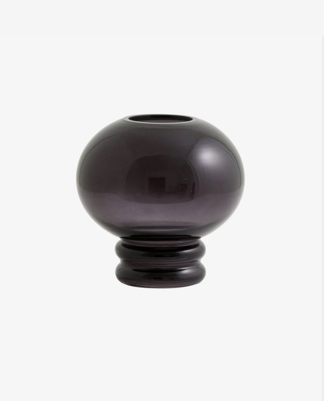 Vase, dunkelviolett