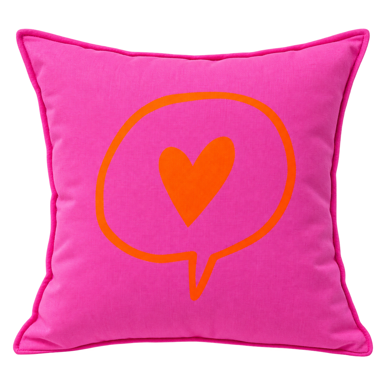 Dekokissen 50 × 50 cm – DecoGoodies Collection | Cobalt Blau, Pink, Gelb, Orange