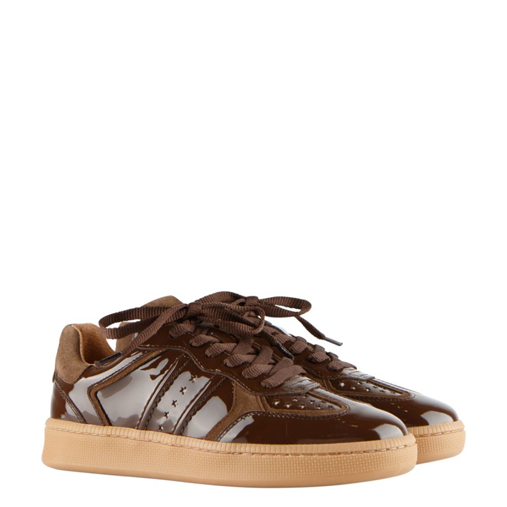 Mirabel Verniz Dark Brown – Damen-Sneaker