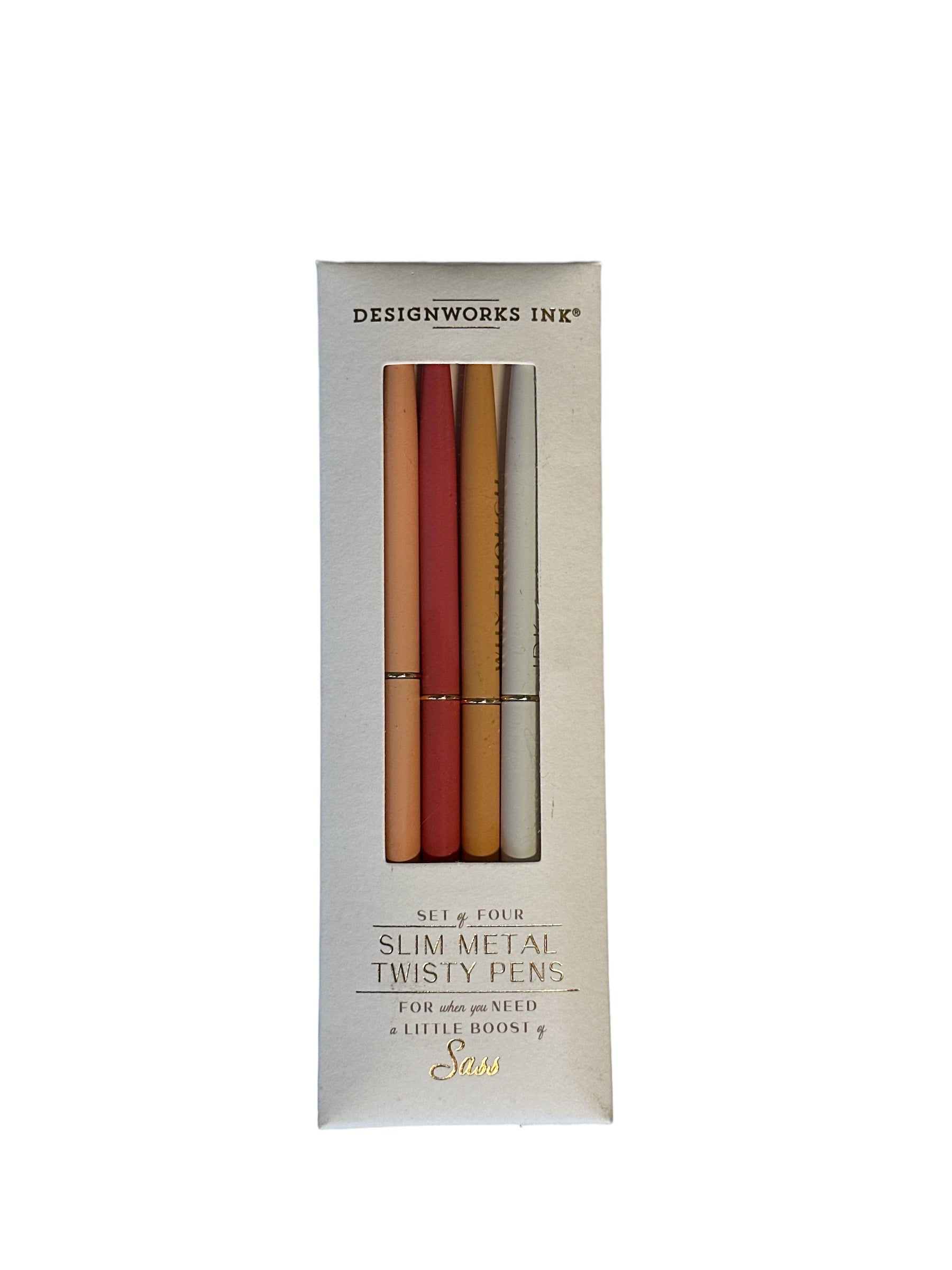 Slim Metal Twisty Pens, Kugelschreiber 4er Set – Ansicht 4 von 5