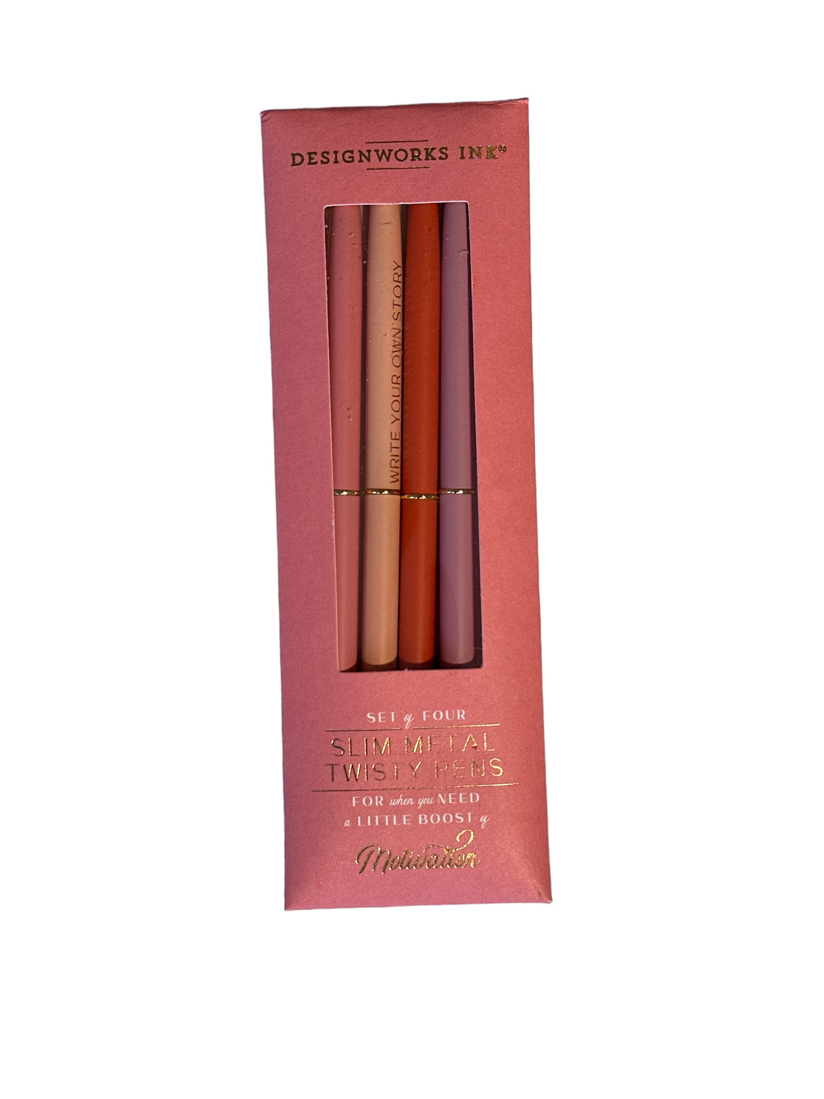 Slim Metal Twisty Pens, Kugelschreiber 4er Set – Ansicht 3 von 5