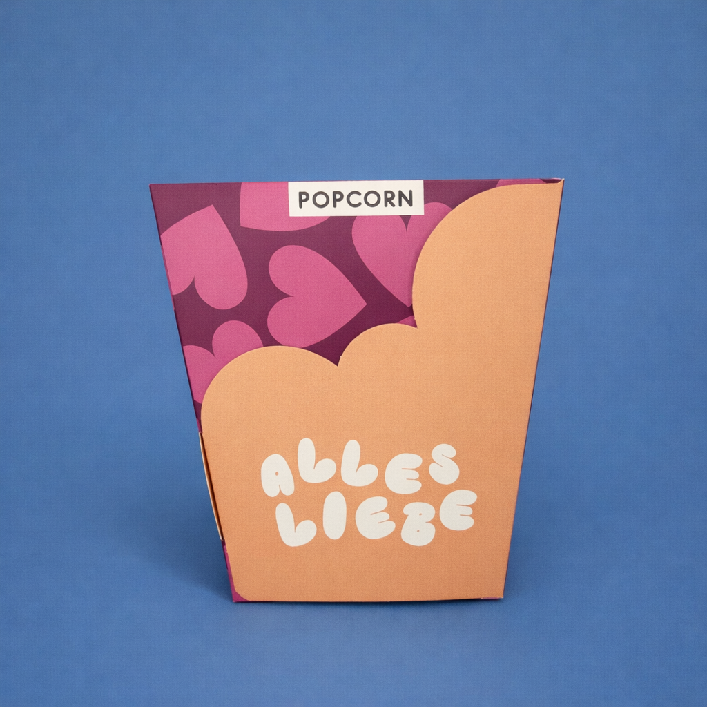 Popcorn, verschieden Verpackungen
