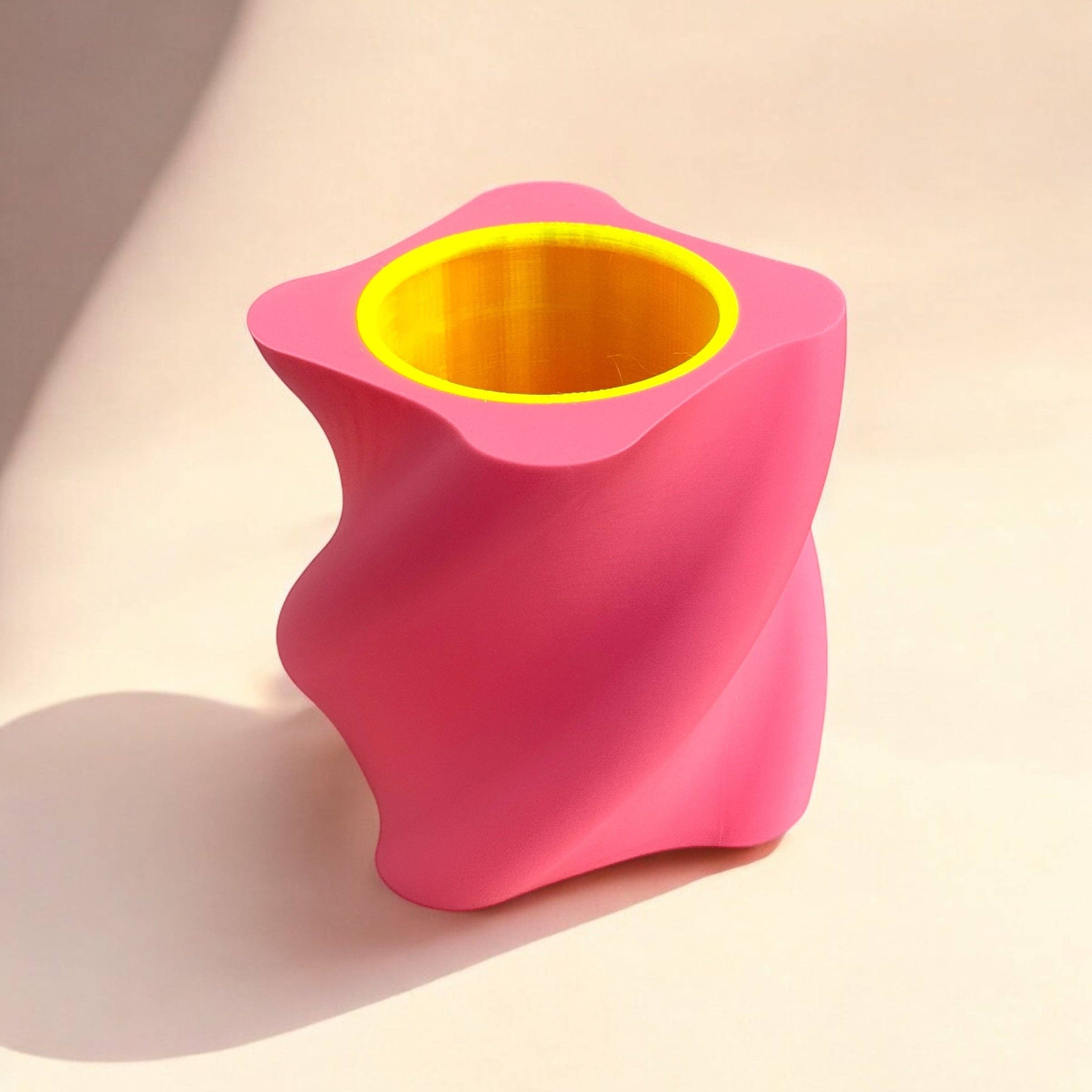 3D - Vase, Flamingo