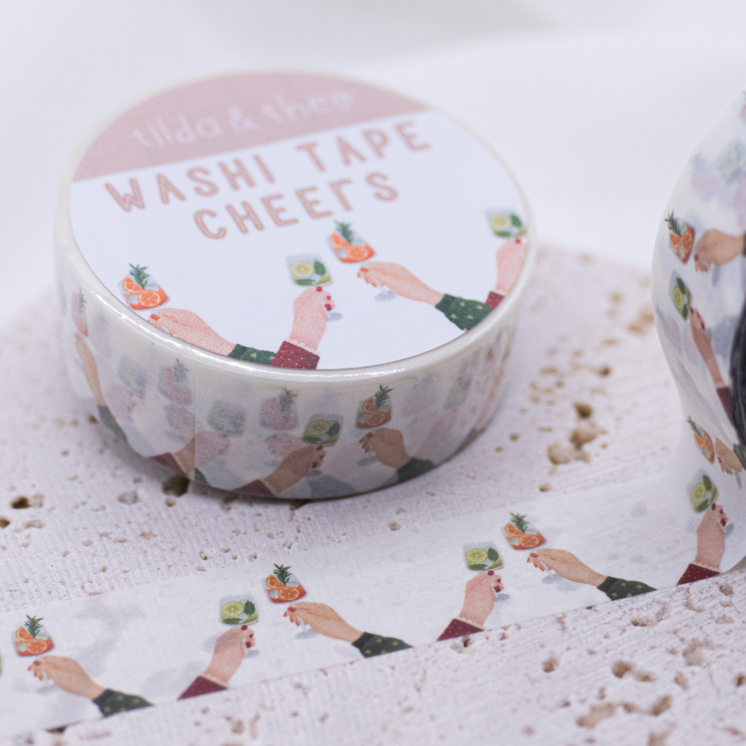 Washi Tape - Cocktails