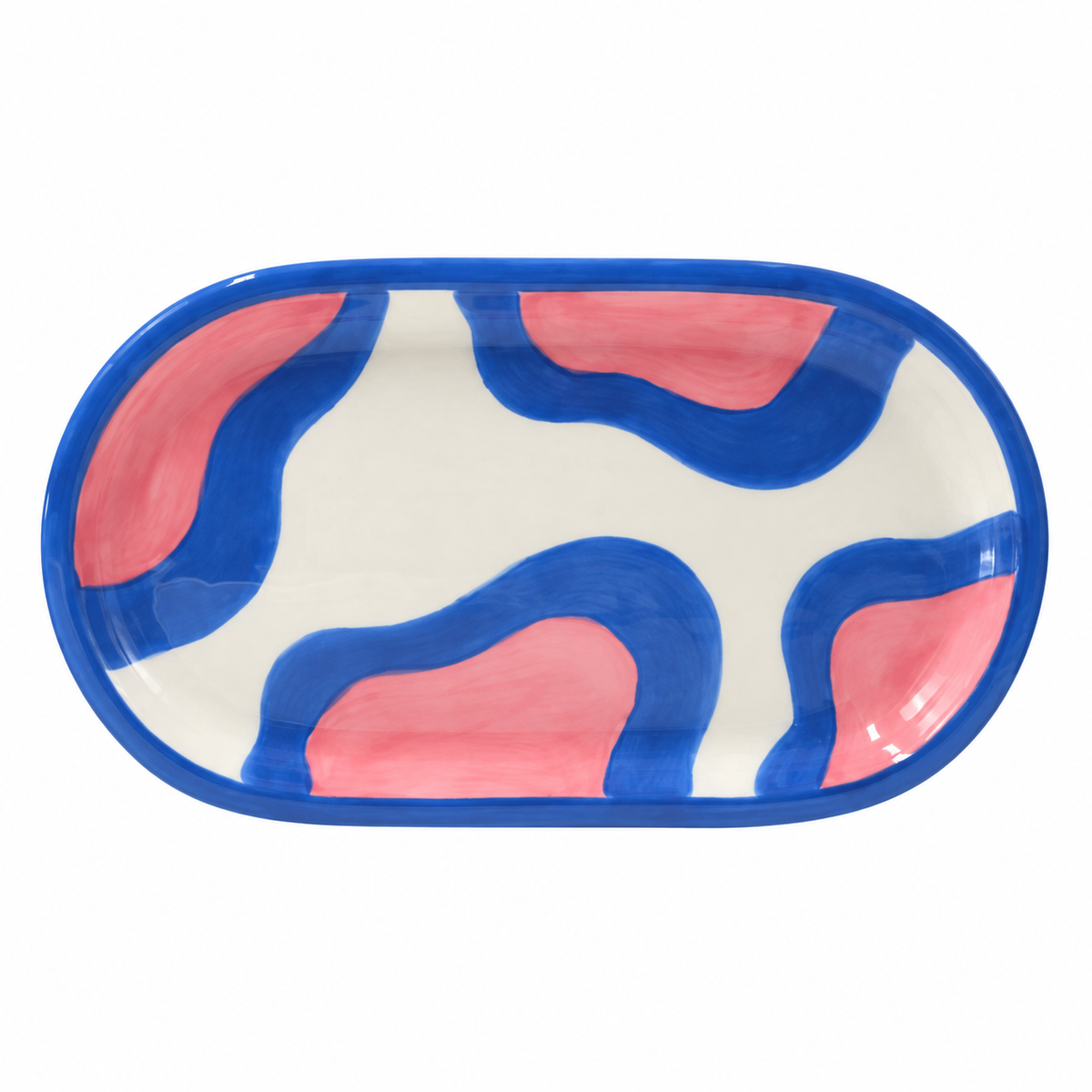 Keramik-Untersetzer – Wellen, Flecken oder Punkte, 20 × 10 cm 2