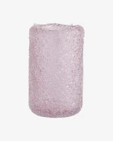 Vase aus Glas, rose