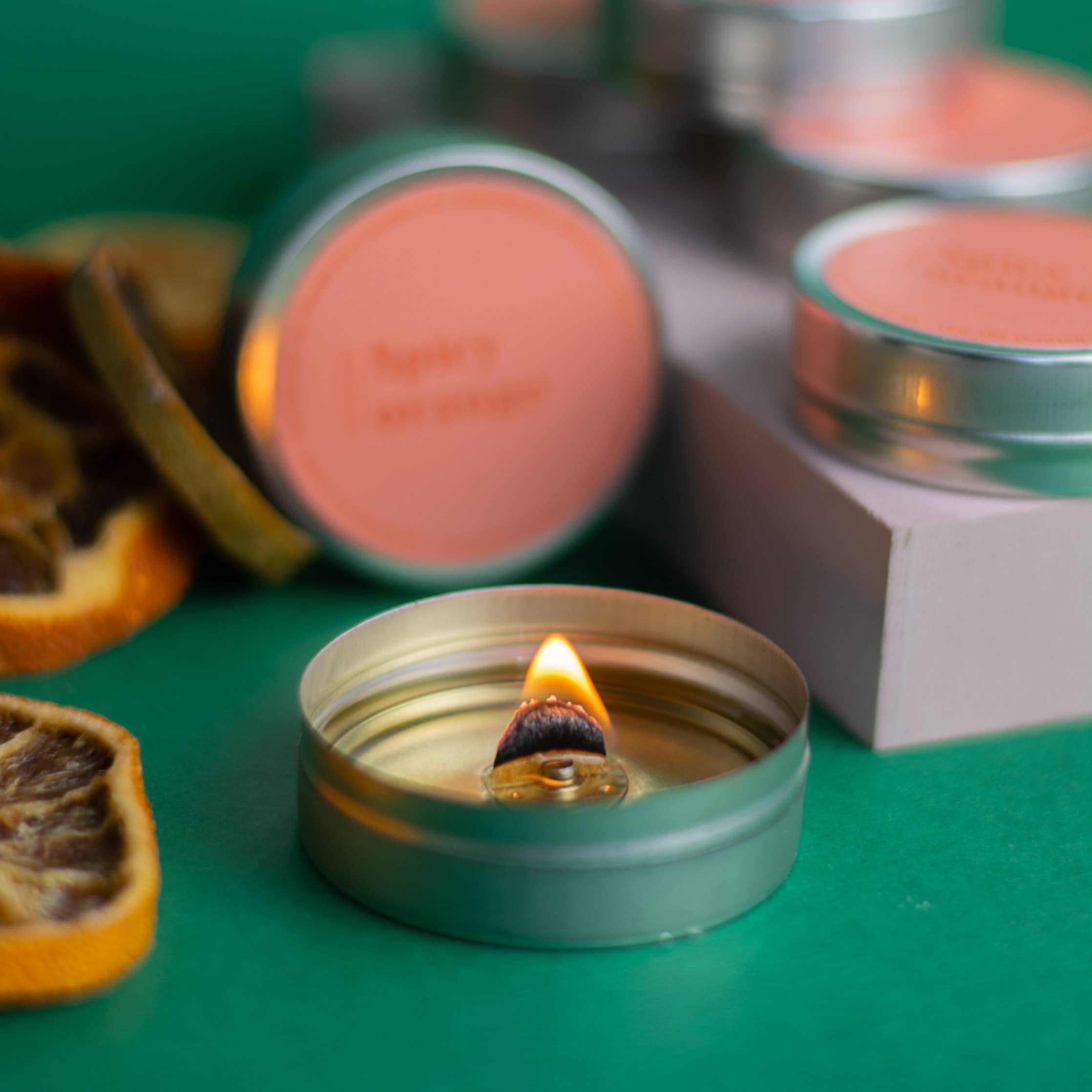 Mini-Duftkerzen, Spicy Orange