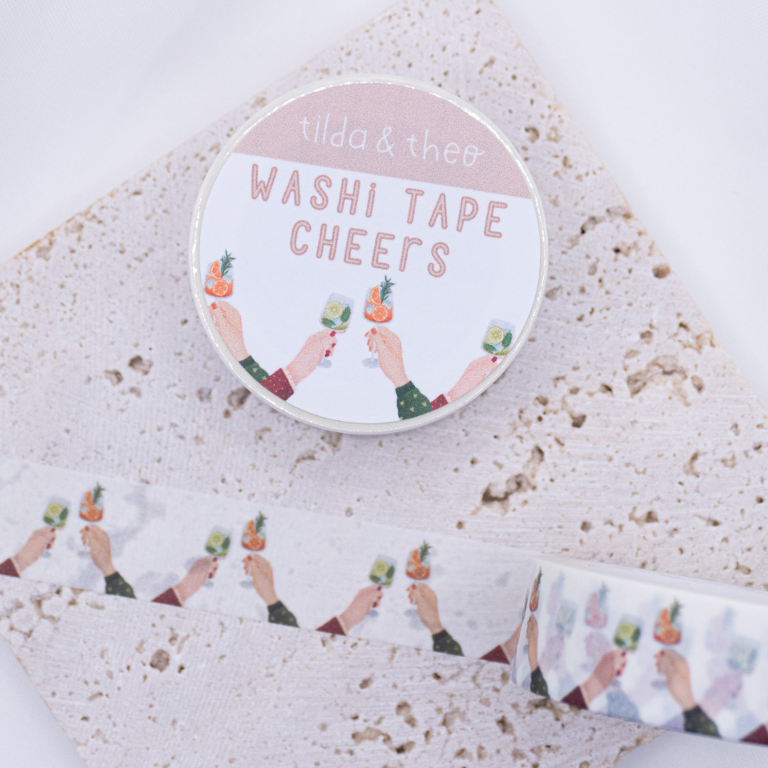 Washi Tape - Cocktails
