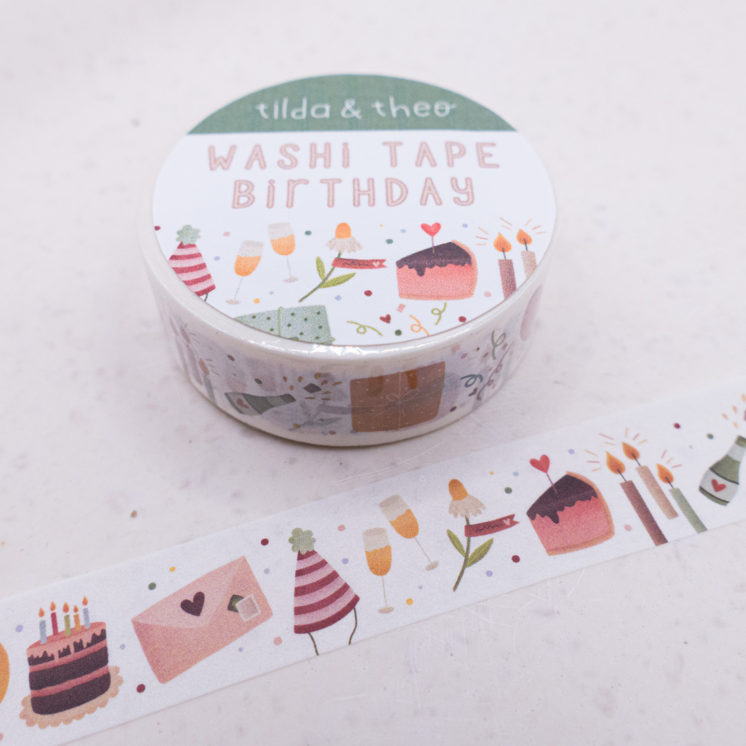 Washi Tape Geburtstag