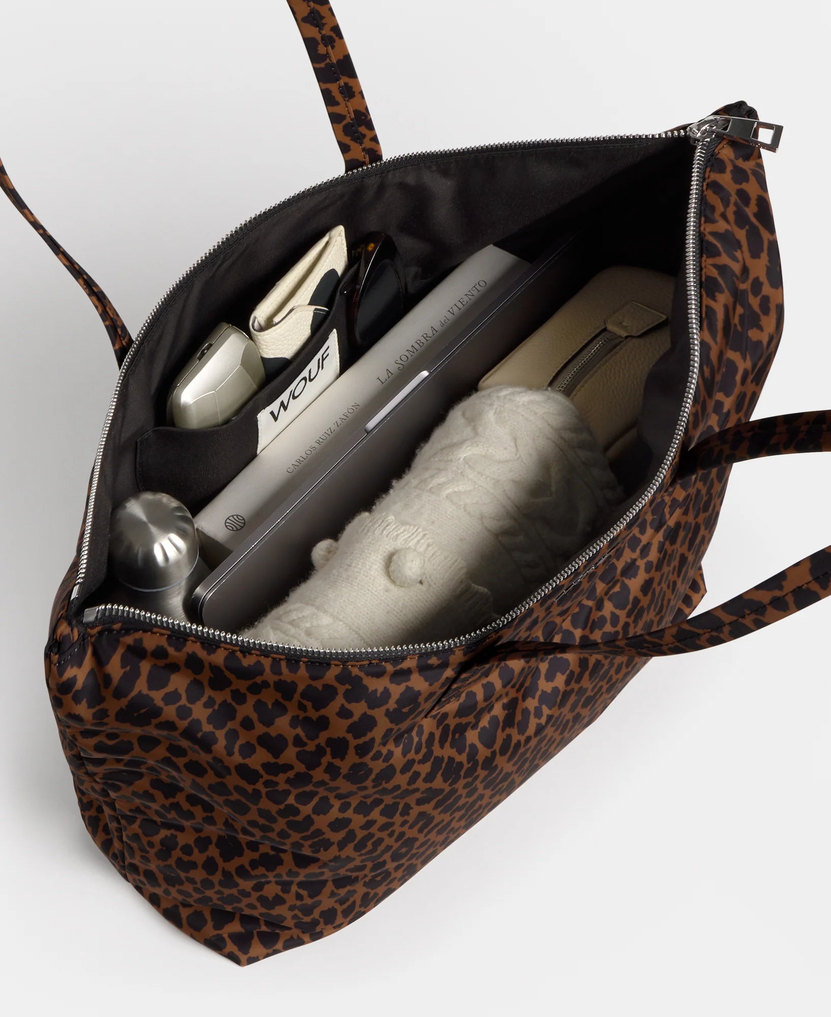 Wouf Leo Shopper Bag – Shopper Leo Print 30×14 cm detail