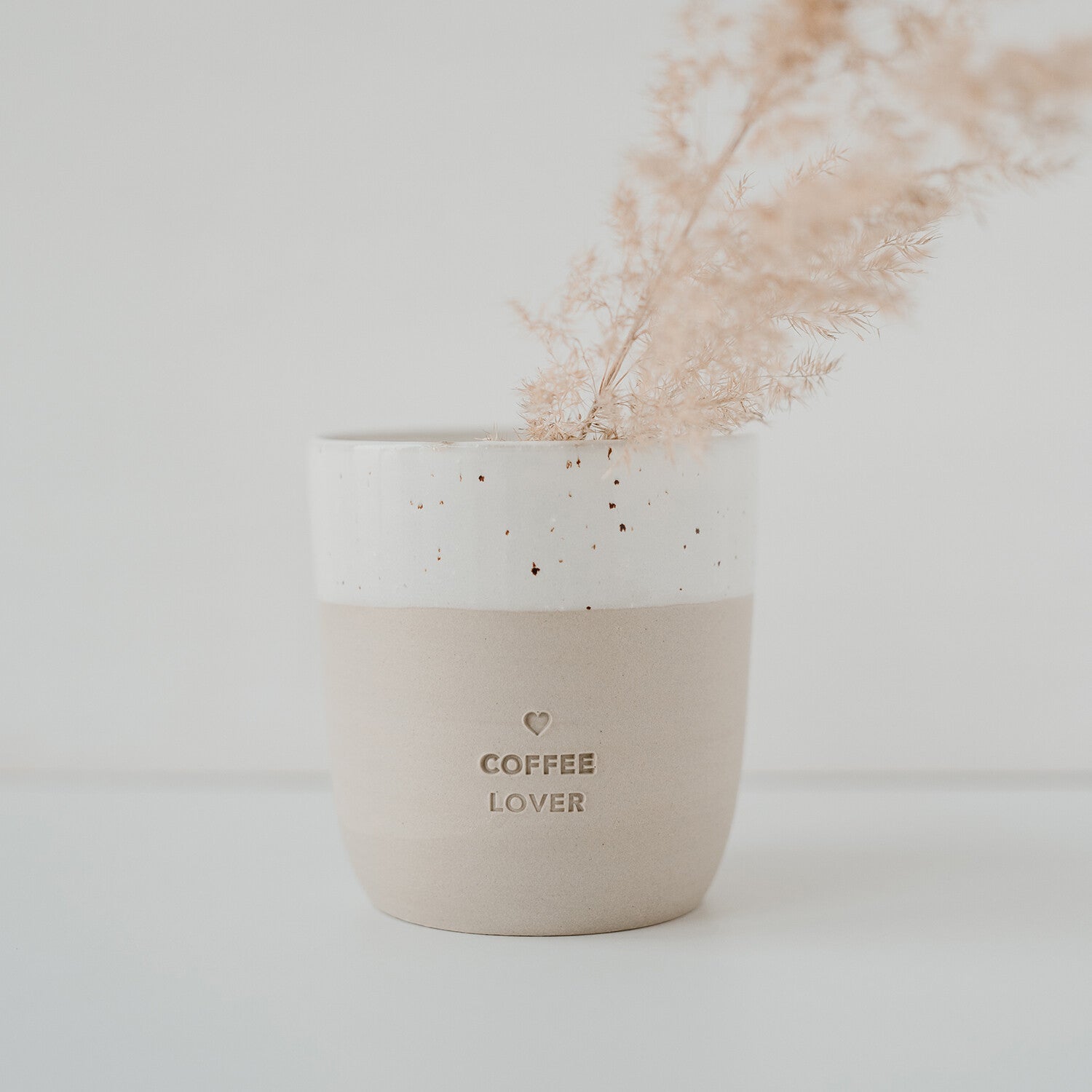 Eulenschnitt, Becher "Coffee Lover", Mama, Papa, Glücklich, Do nothing Club, Moin, Love you, metime