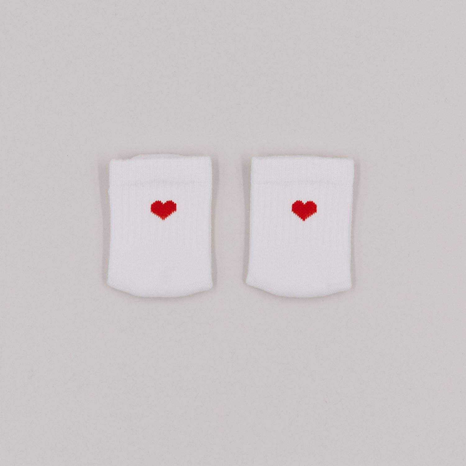 Babysocken  3 Monate, Herz rot