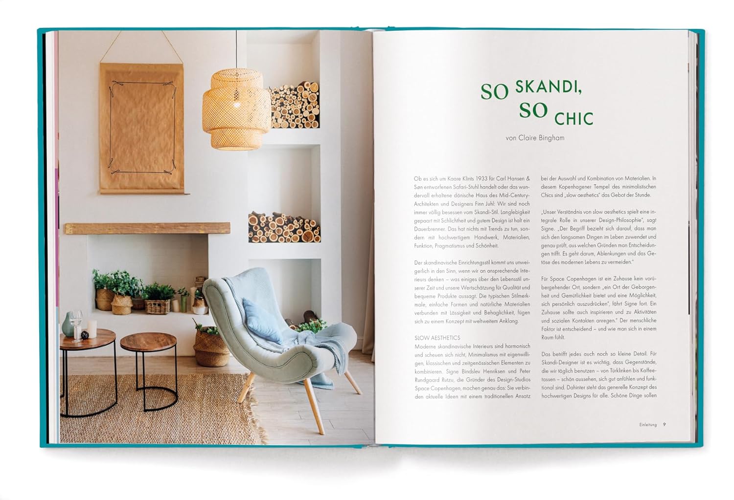 Interieur Bücher, verschiedene Stile