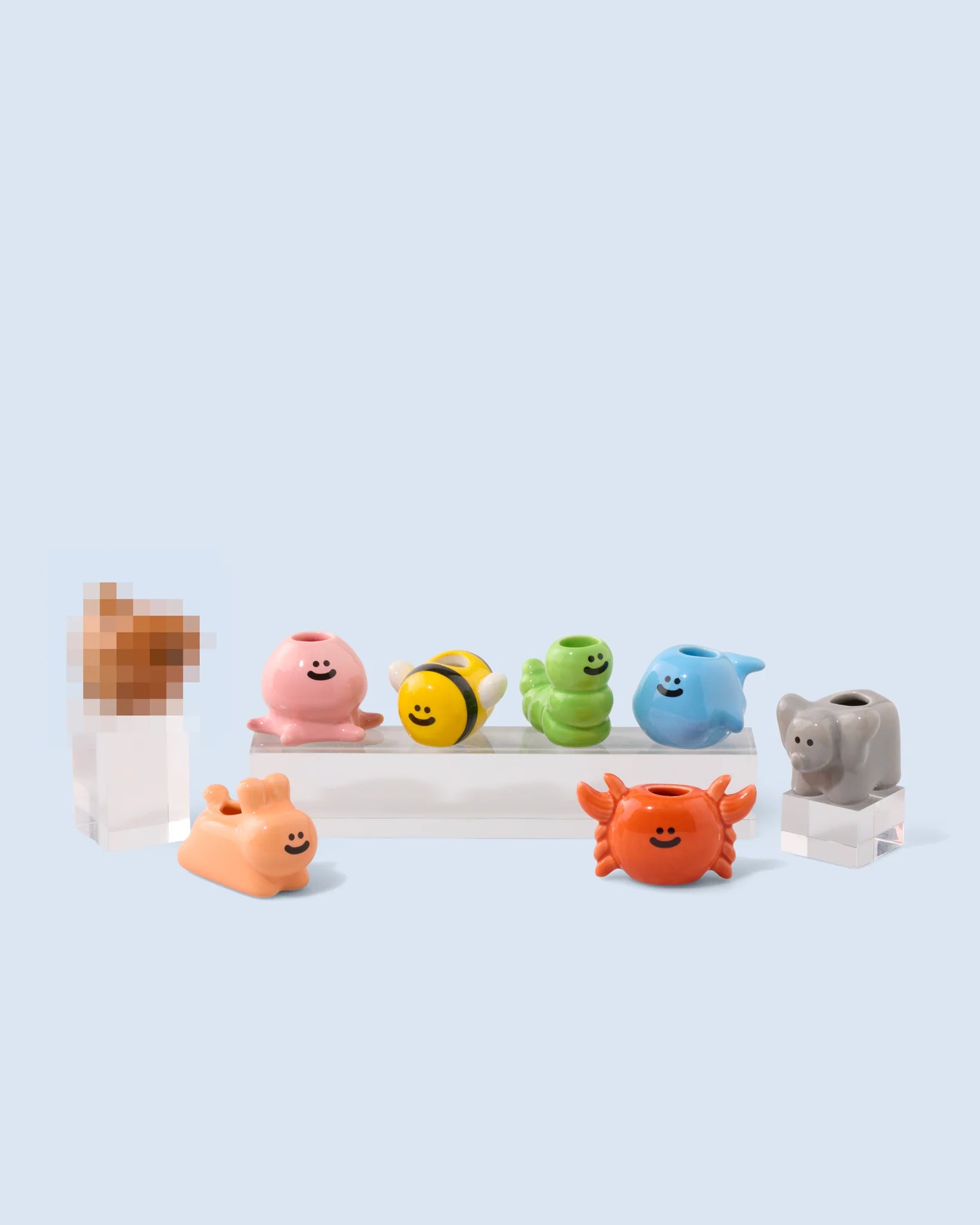 Überraschungsbox – Keramik-Miniaturvase, Food & Animal