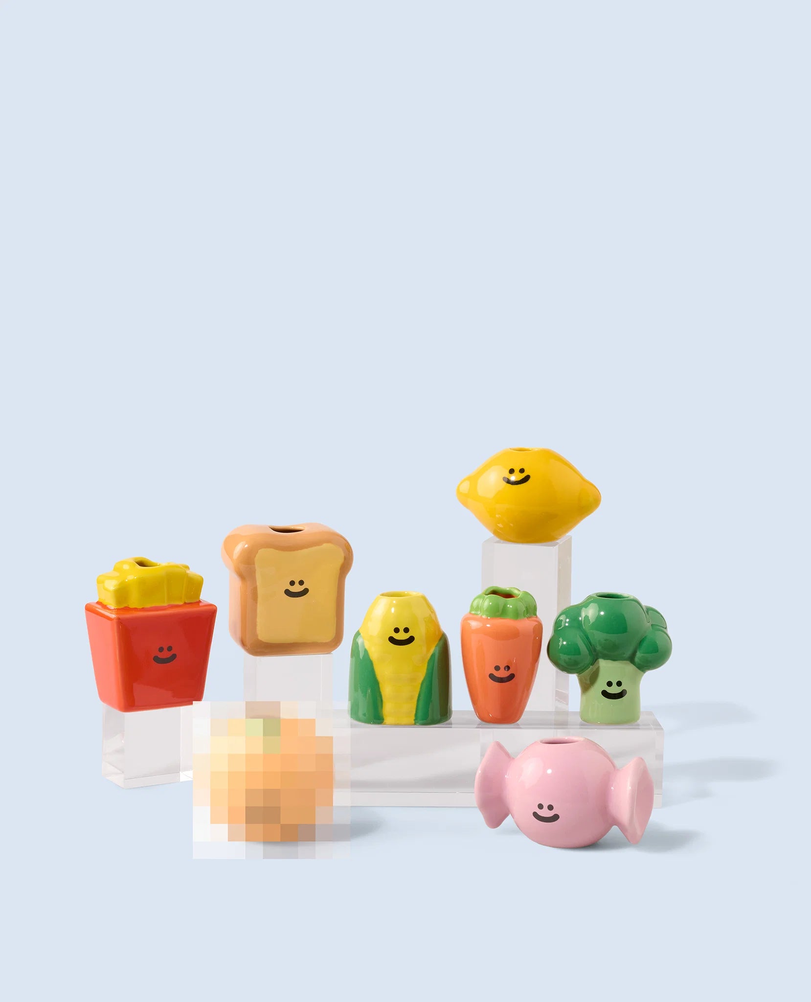 Fluid Market Überraschungsbox – Keramik-Miniaturvase, Food & Animal