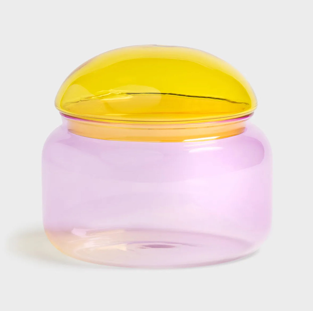Glasdose, verschiedene Farben & Größen