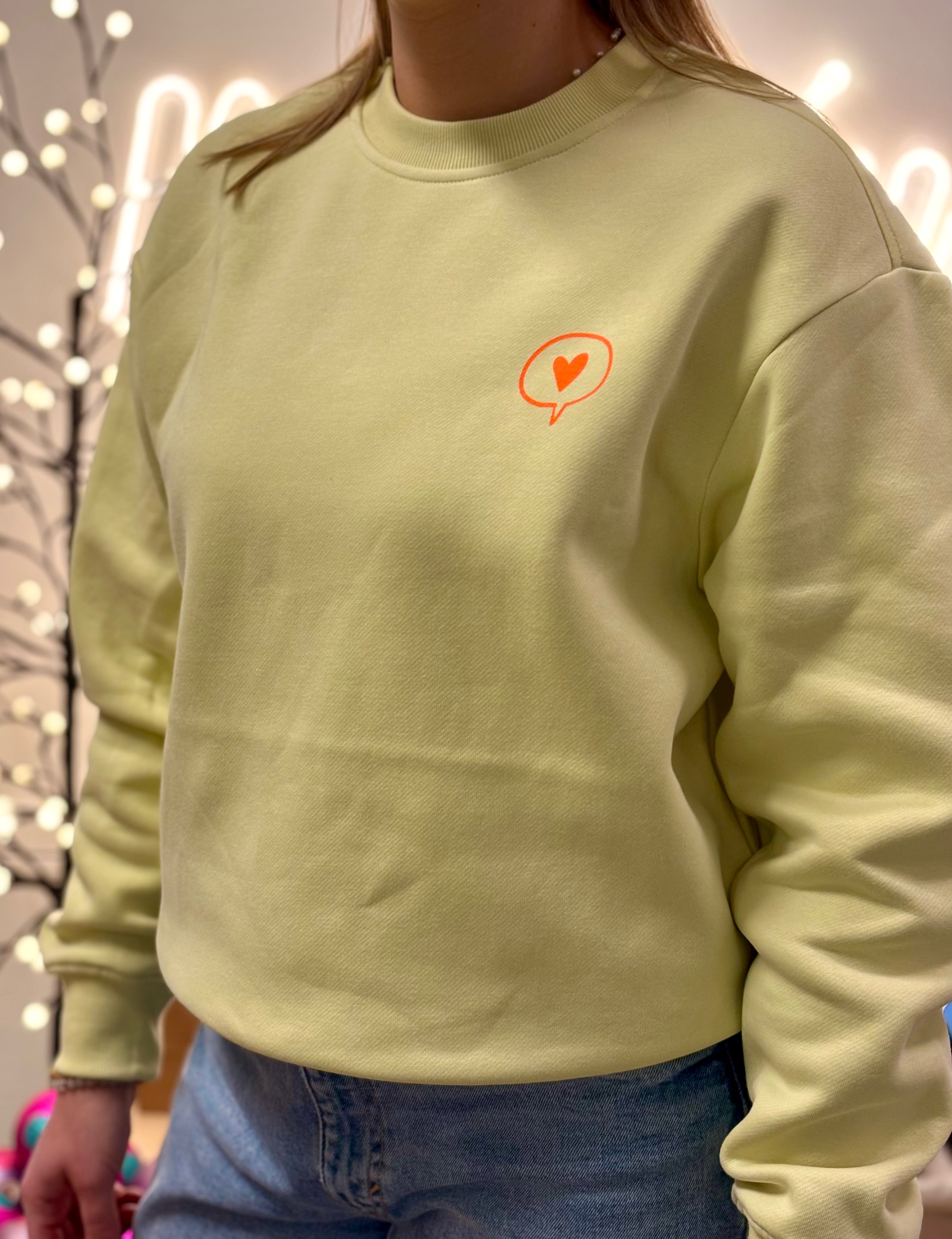 DG Sweatshirt, Soft Yellow