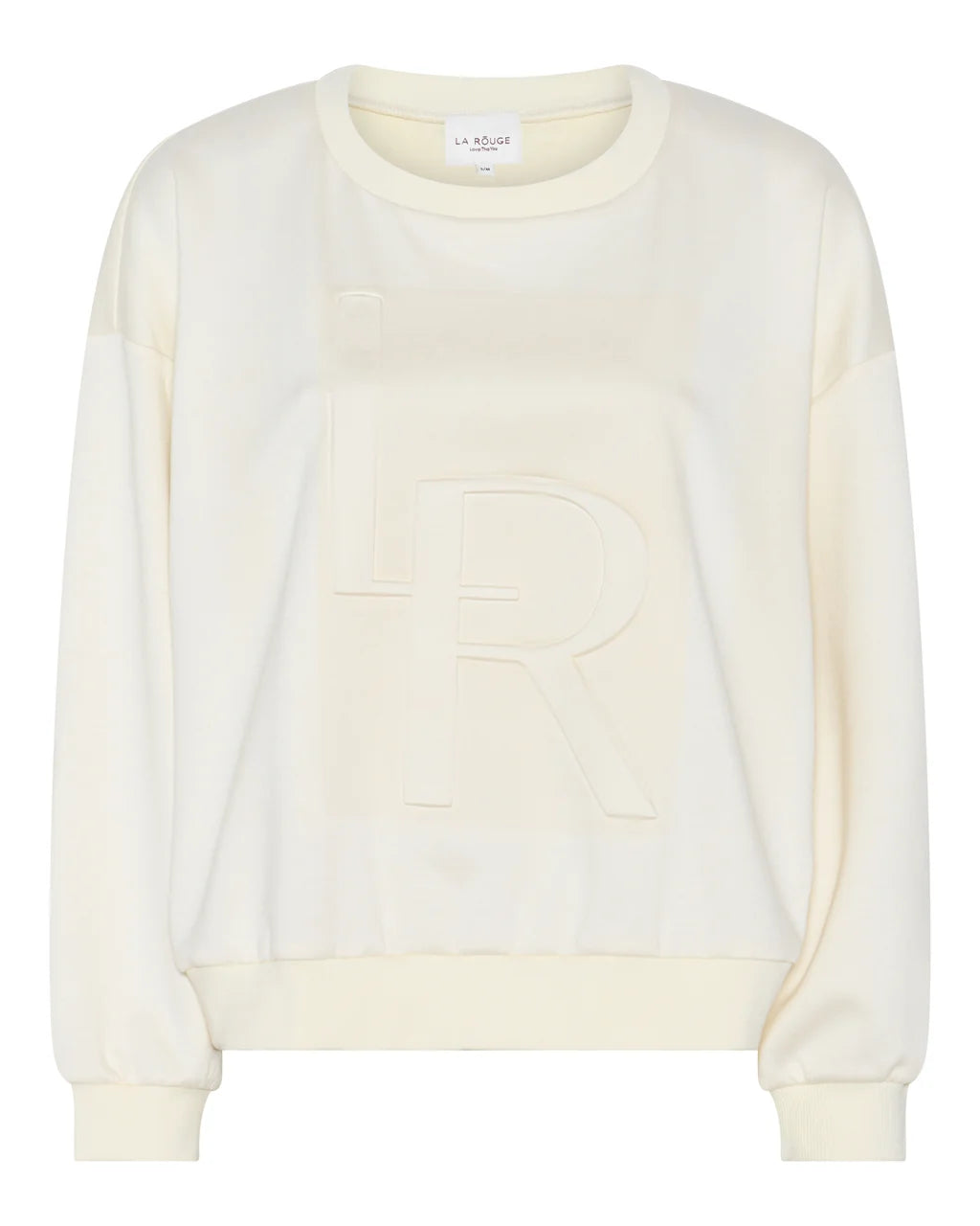 Lone Logo Sweatshirt – Cremeweiß
