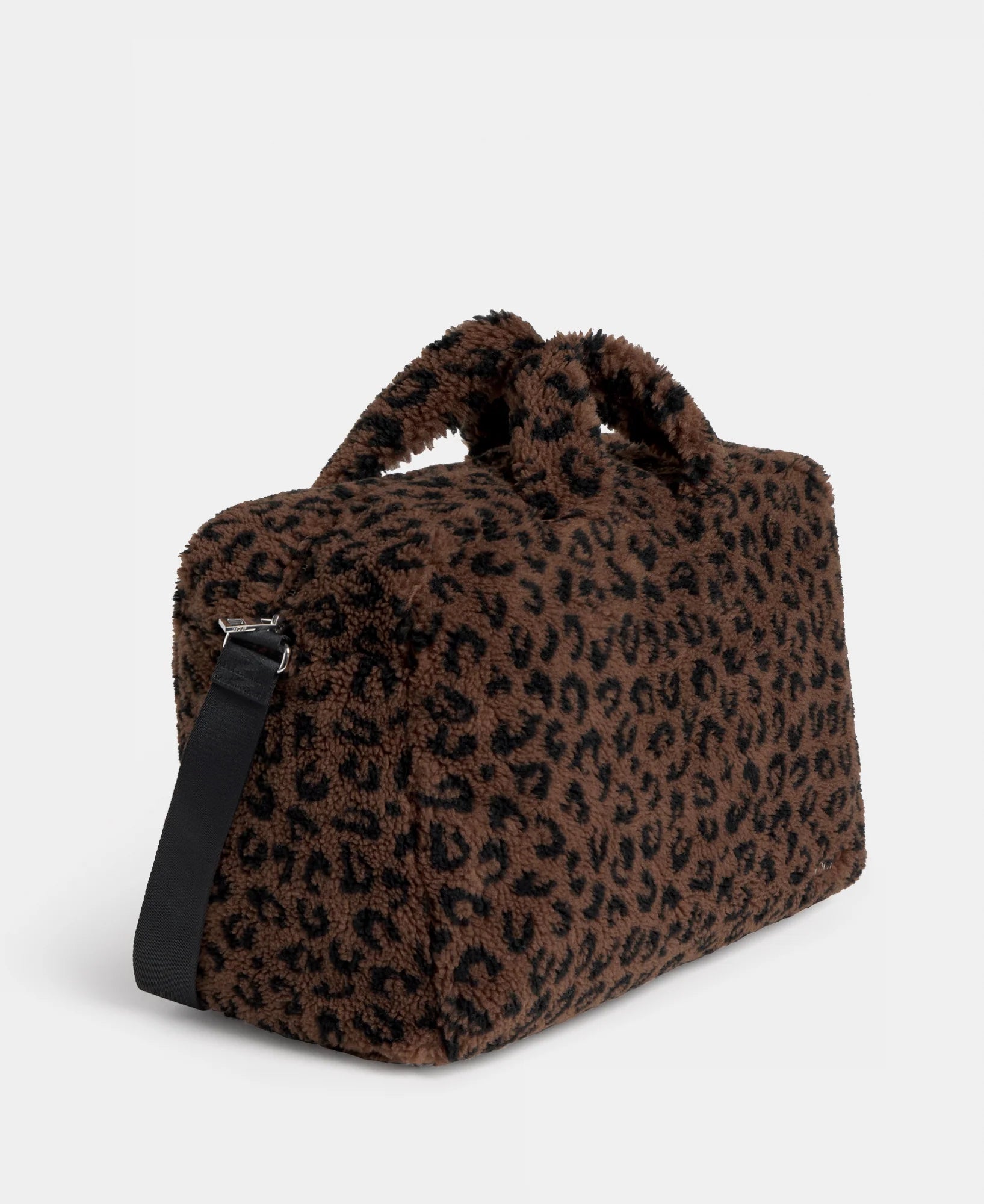 Wouf Romy Weekend Bag – Weekender Schwarz-Braun Leo 42×30×18 cm bild 2
