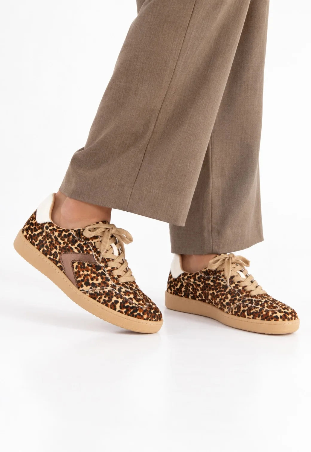 SALTA Leopard hair on – Sneaker in Beige/Off-White 2
