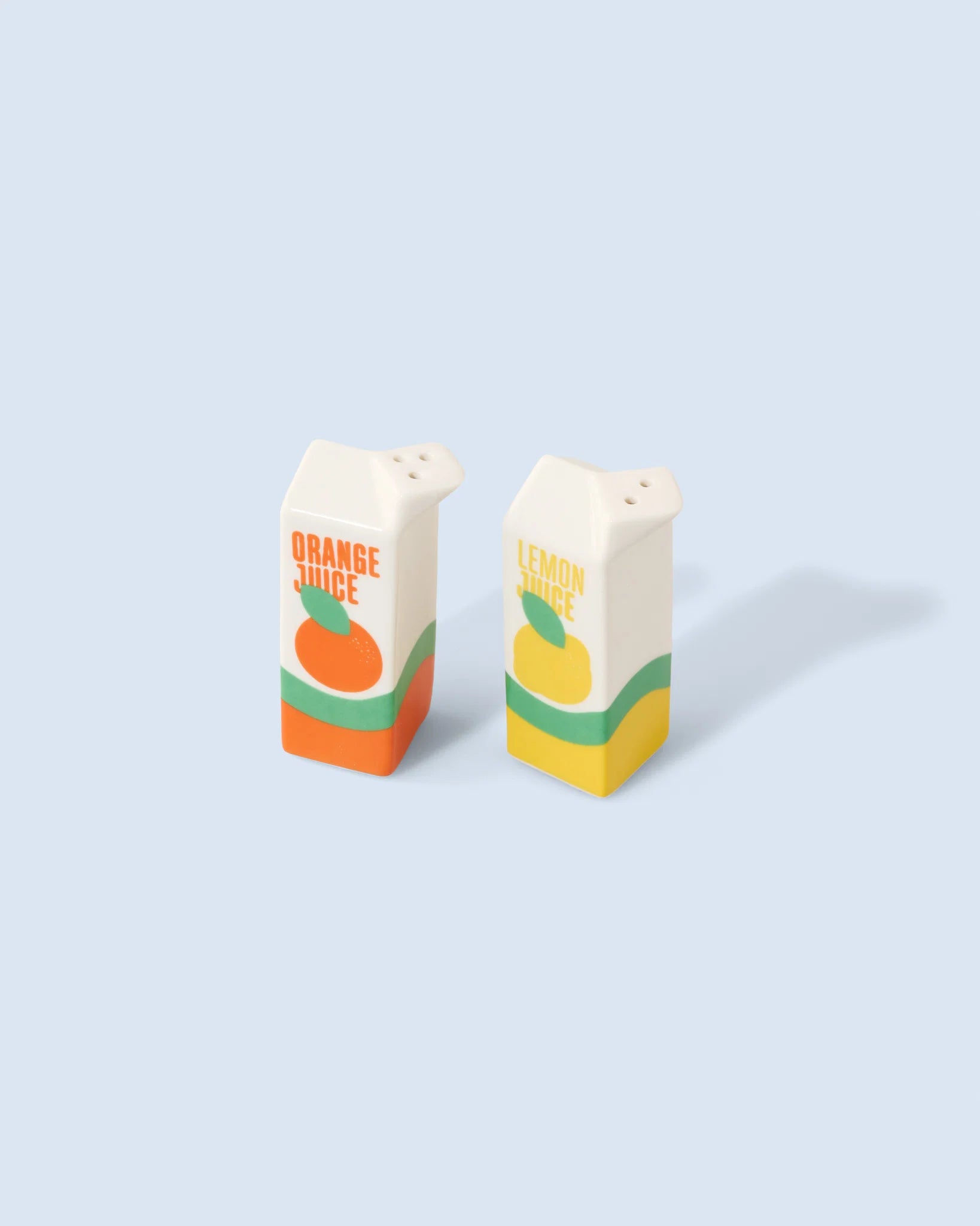 Fluid Market Salz- & Pfefferstreuer Orange & Lemon Juice – Keramik, 8×4×3 cm