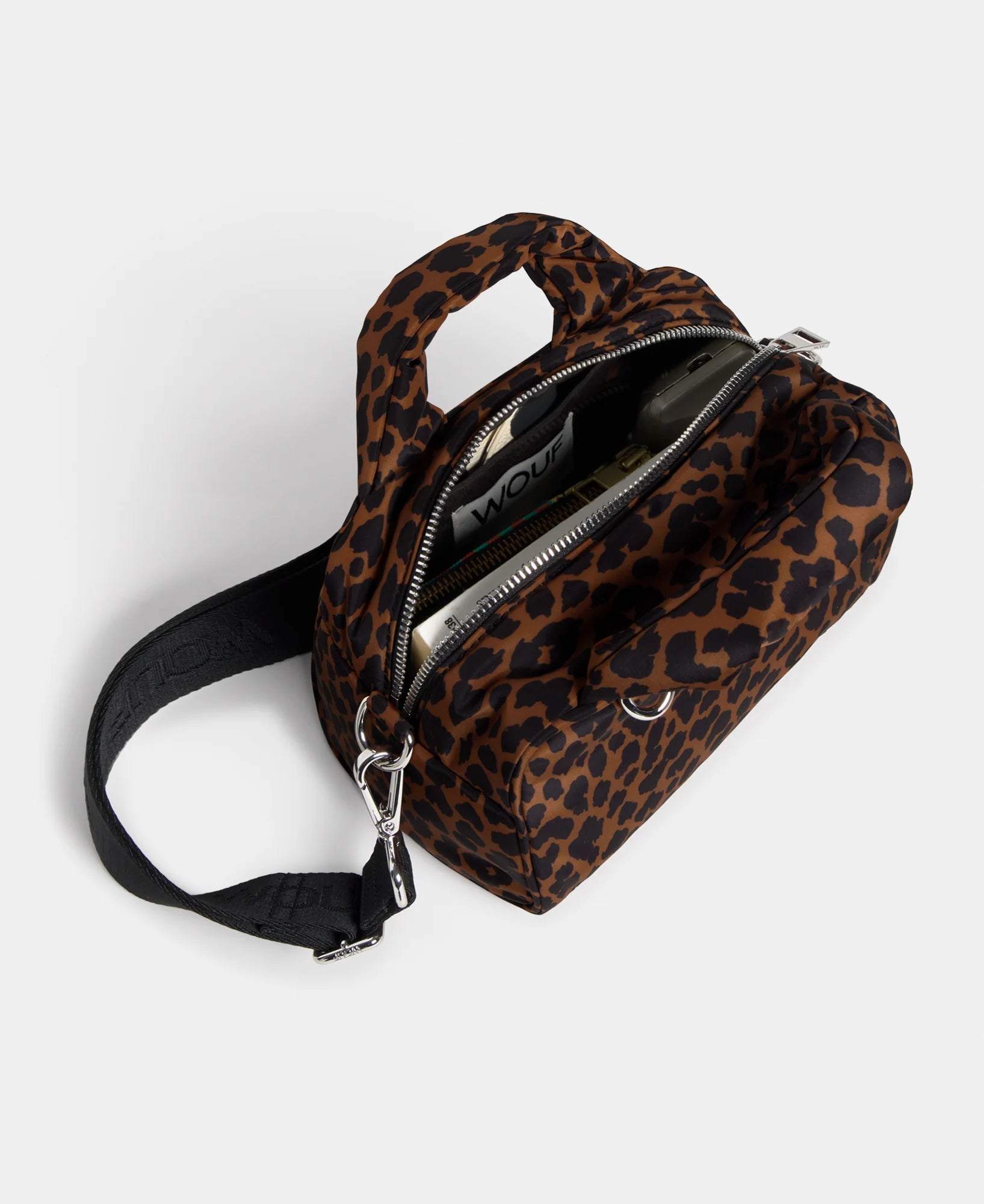 Wouf Leo Bowling Bag – Mini Handtasche Leo Print 21,5×14×12 cm bild3