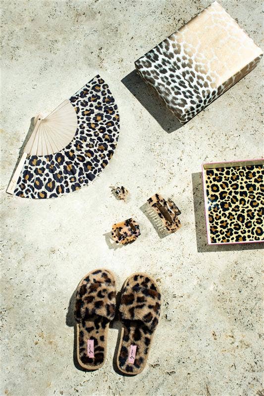 Fächer Leopard