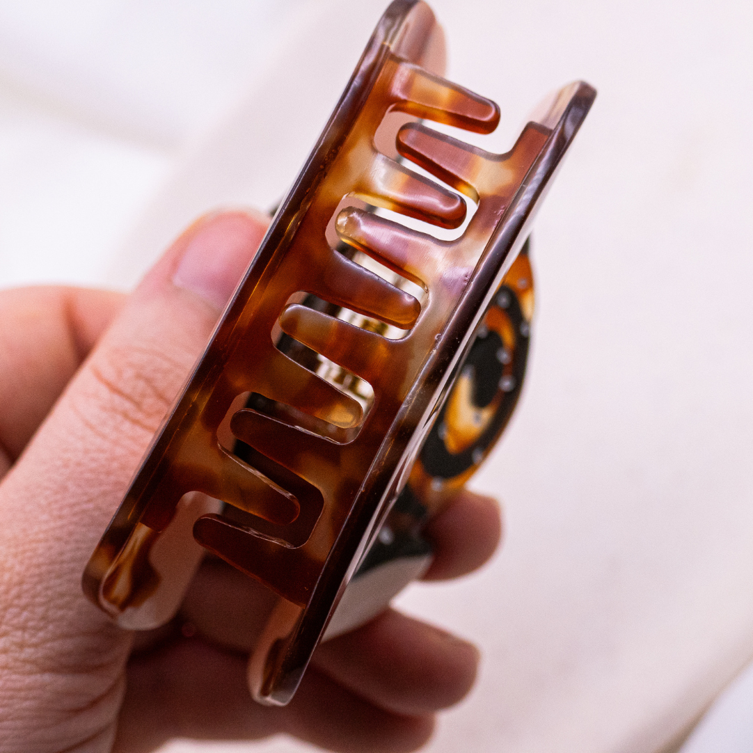 Haarklammer Zimtschnecke Haarkralle Schweden - Hairclip witziges Haaraccessoire – Ansicht 9 von 9