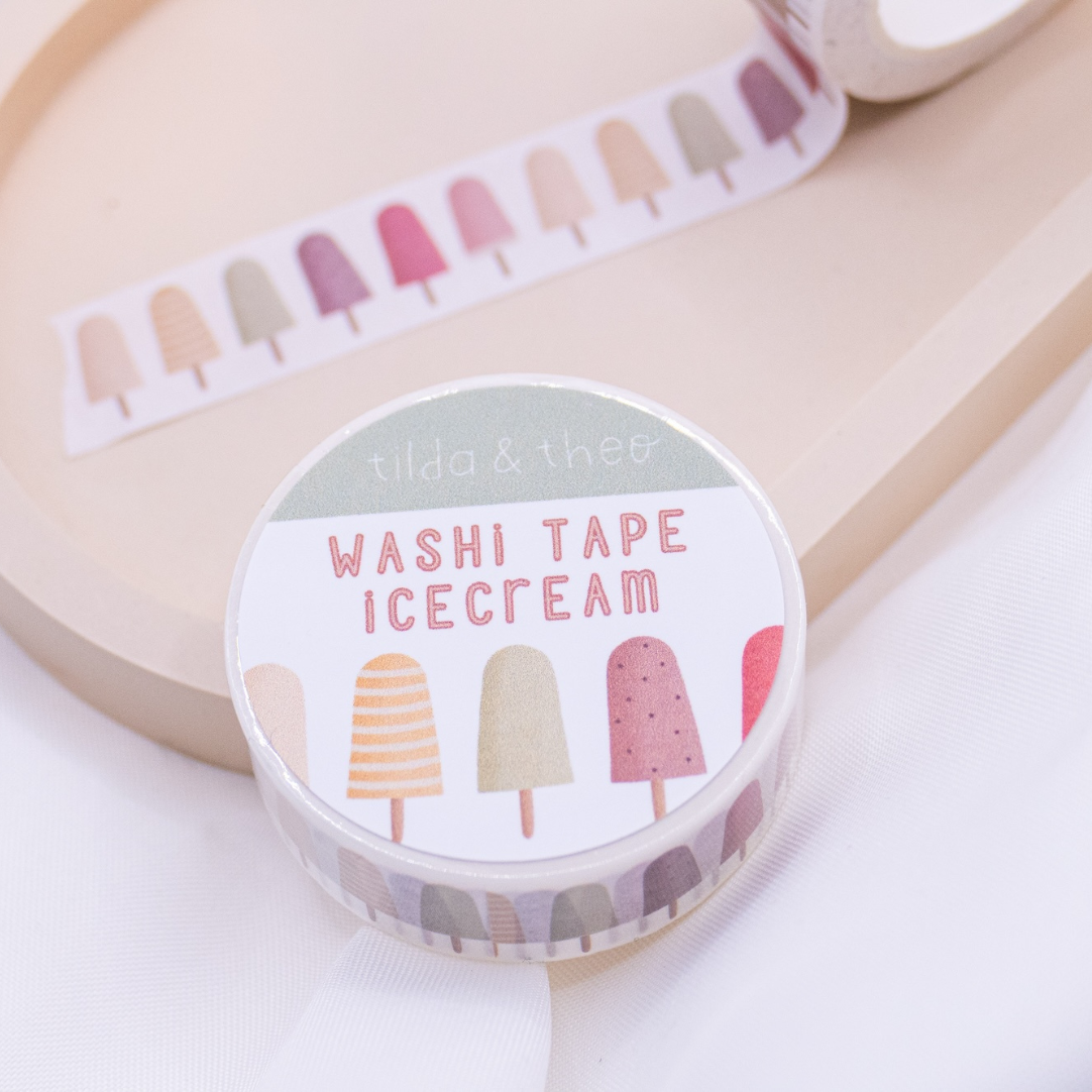 Washi Tape Eis am Stiel