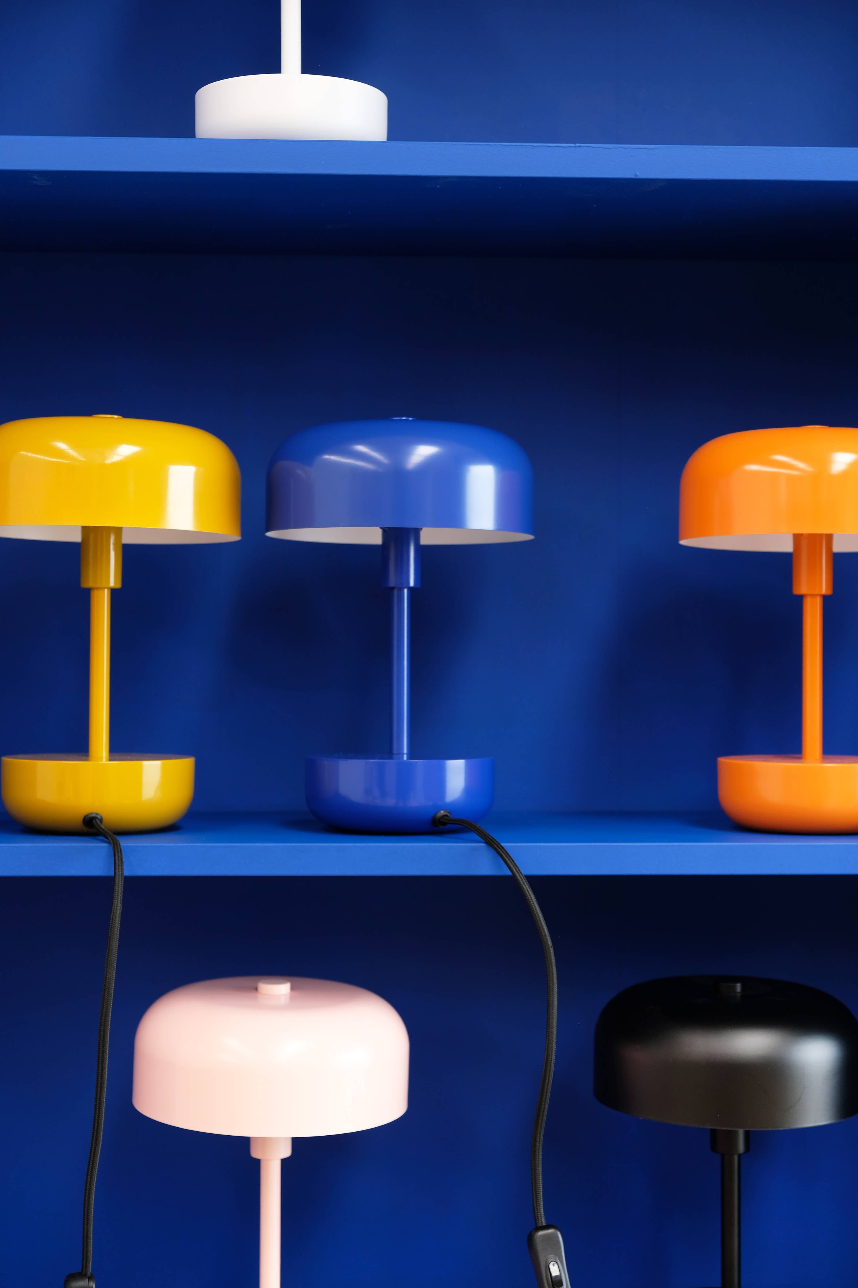 Haipot blaue Tischlampe