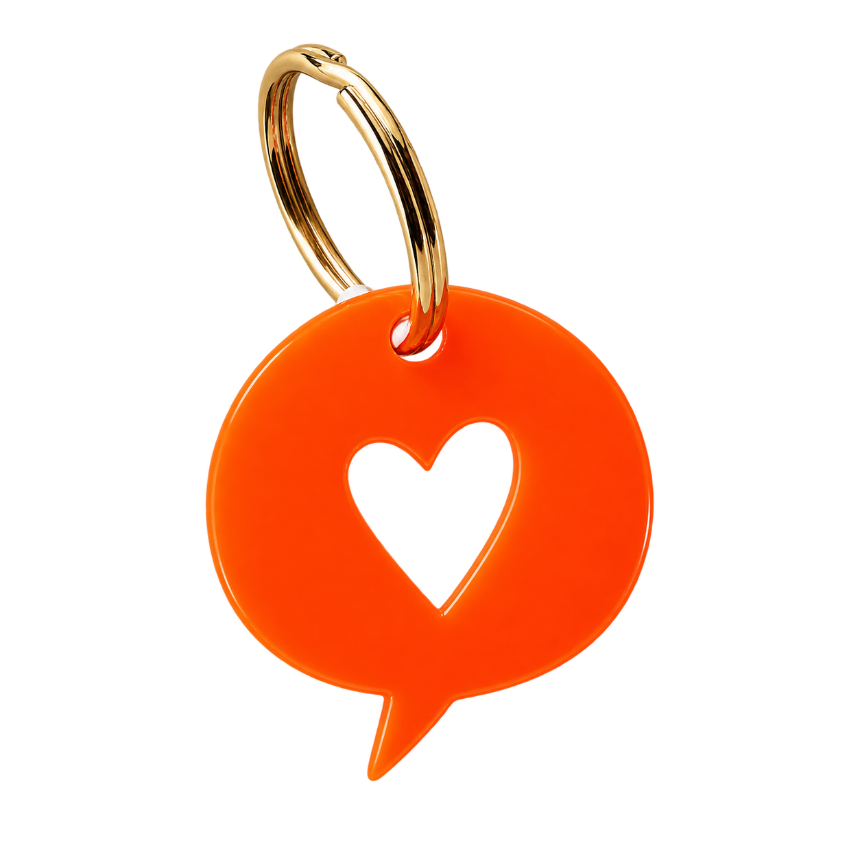 DecoGoodies Schlüsselanhänger – Herz-Logo, handmade