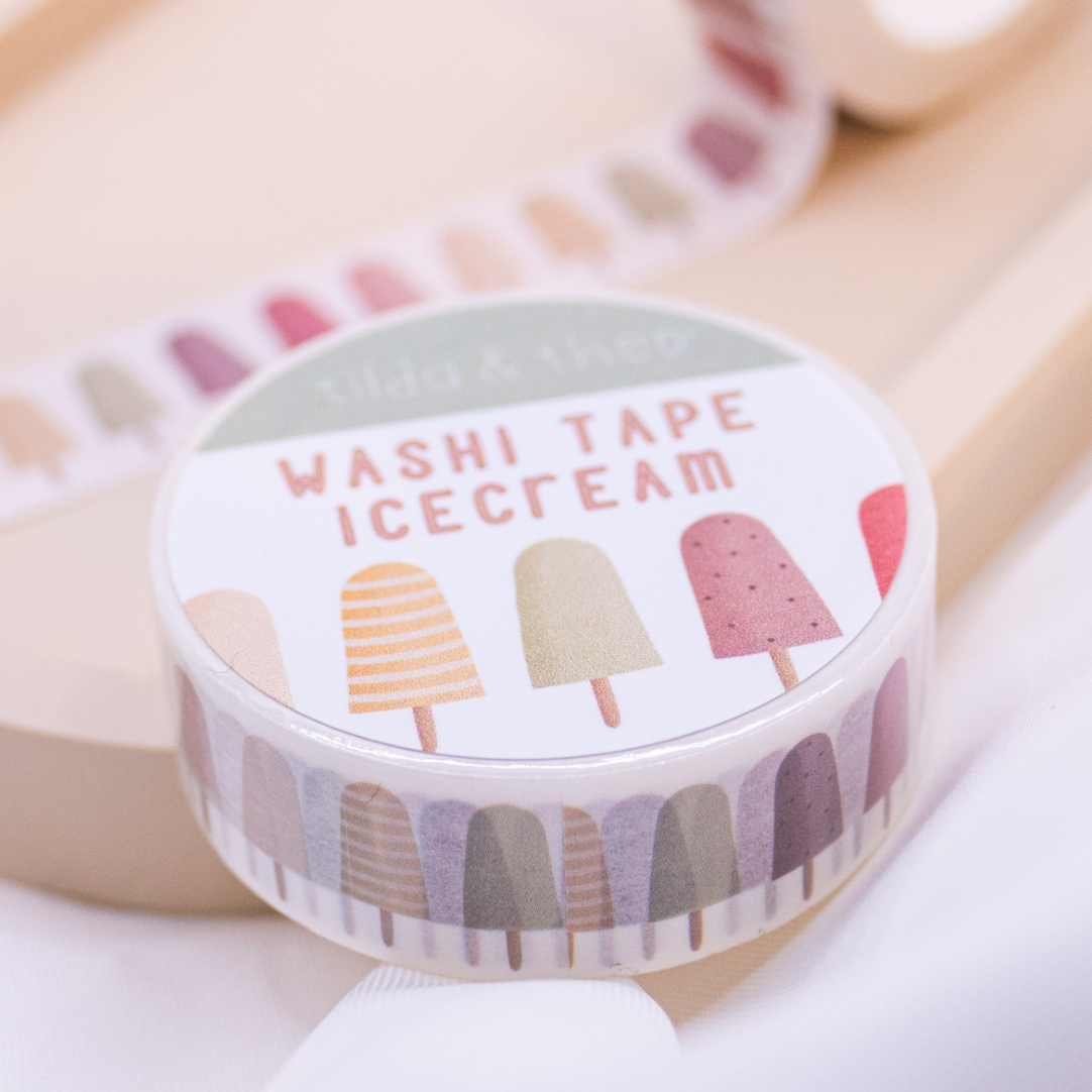 Washi Tape Eis am Stiel