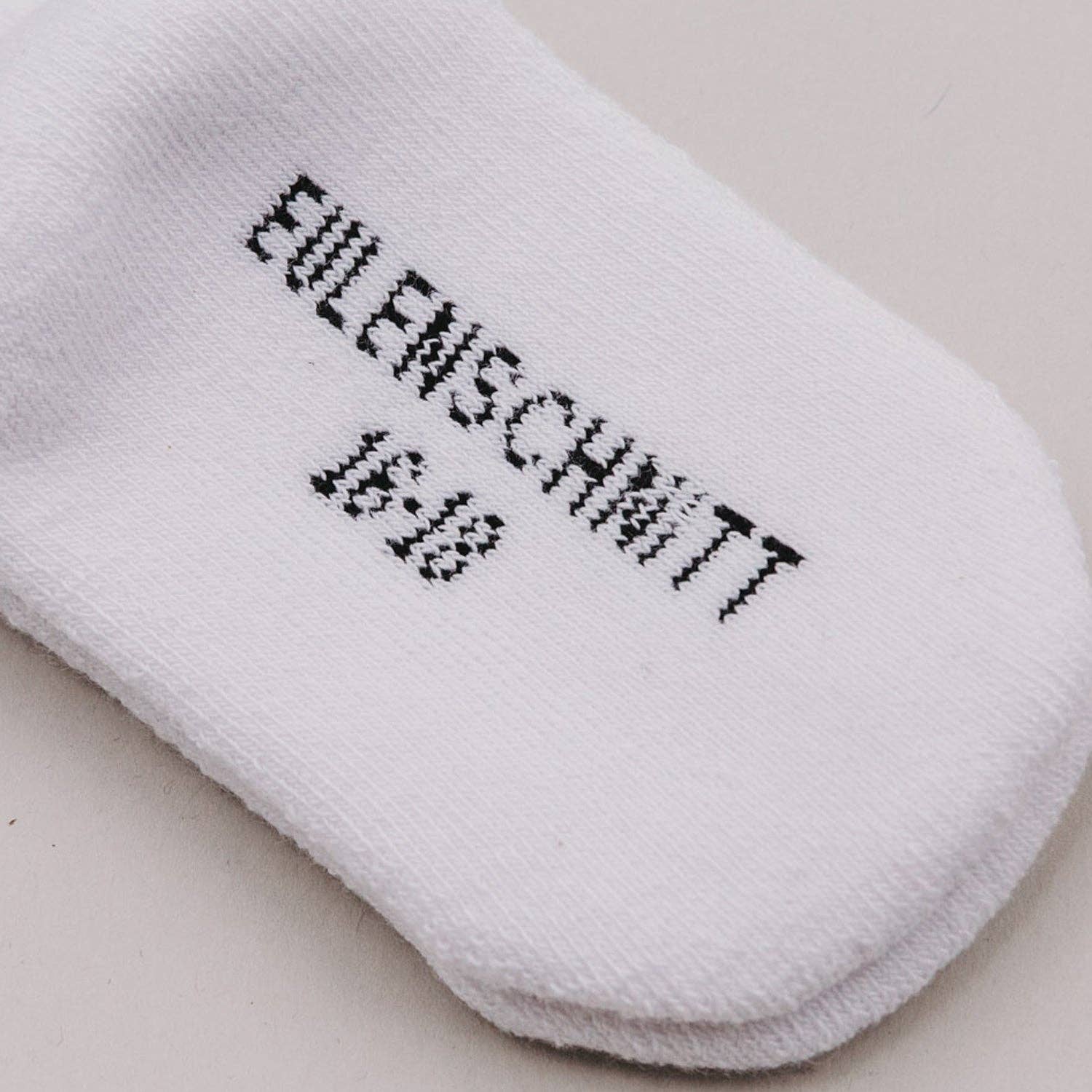 Babysocken  3 Monate, Herz rot