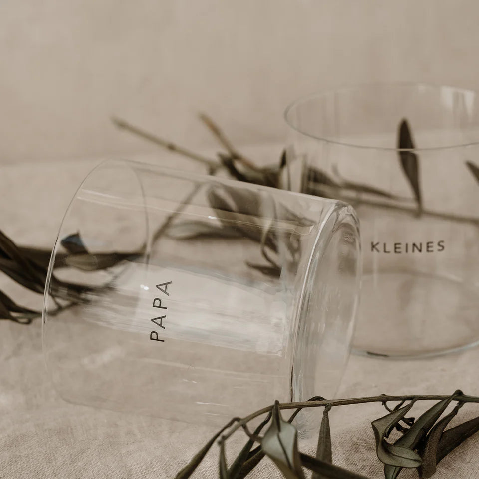Gläser Papa/Kleines, 2er Set