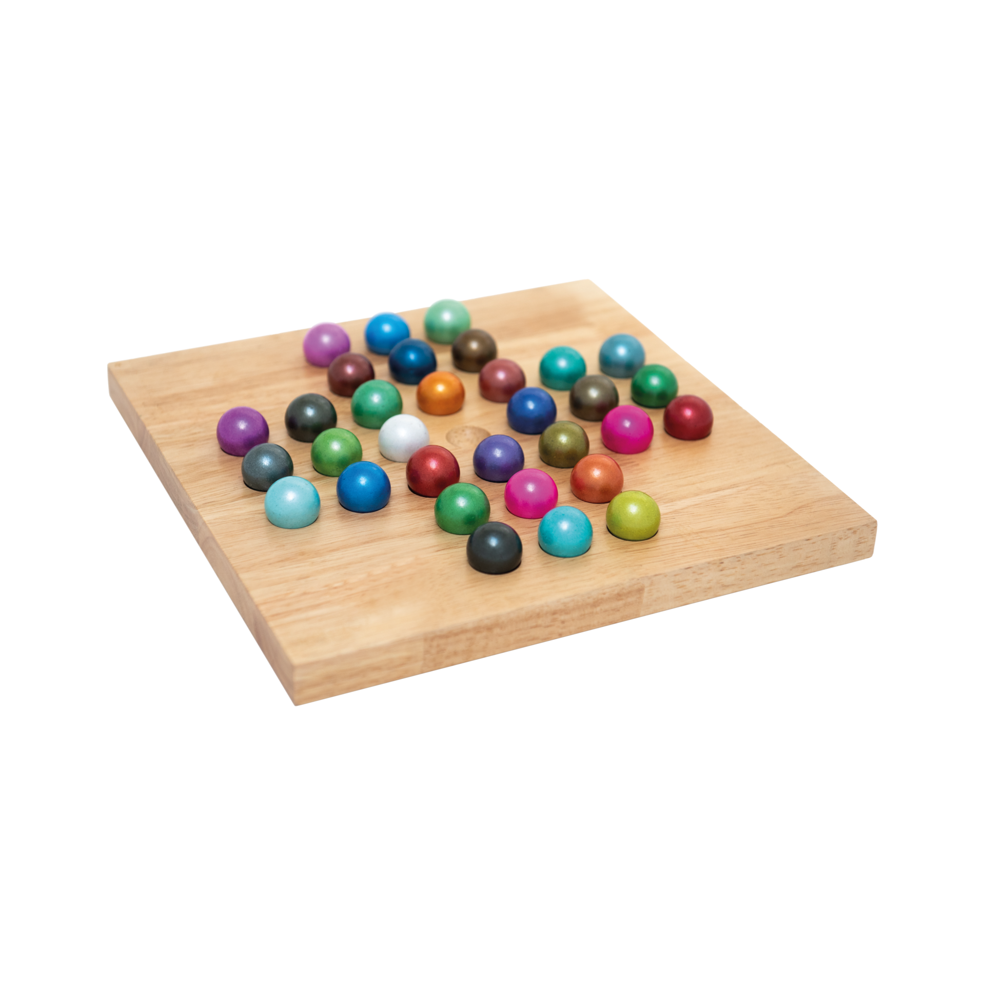 Solitär – Dekoratives Brettspiel aus Holz