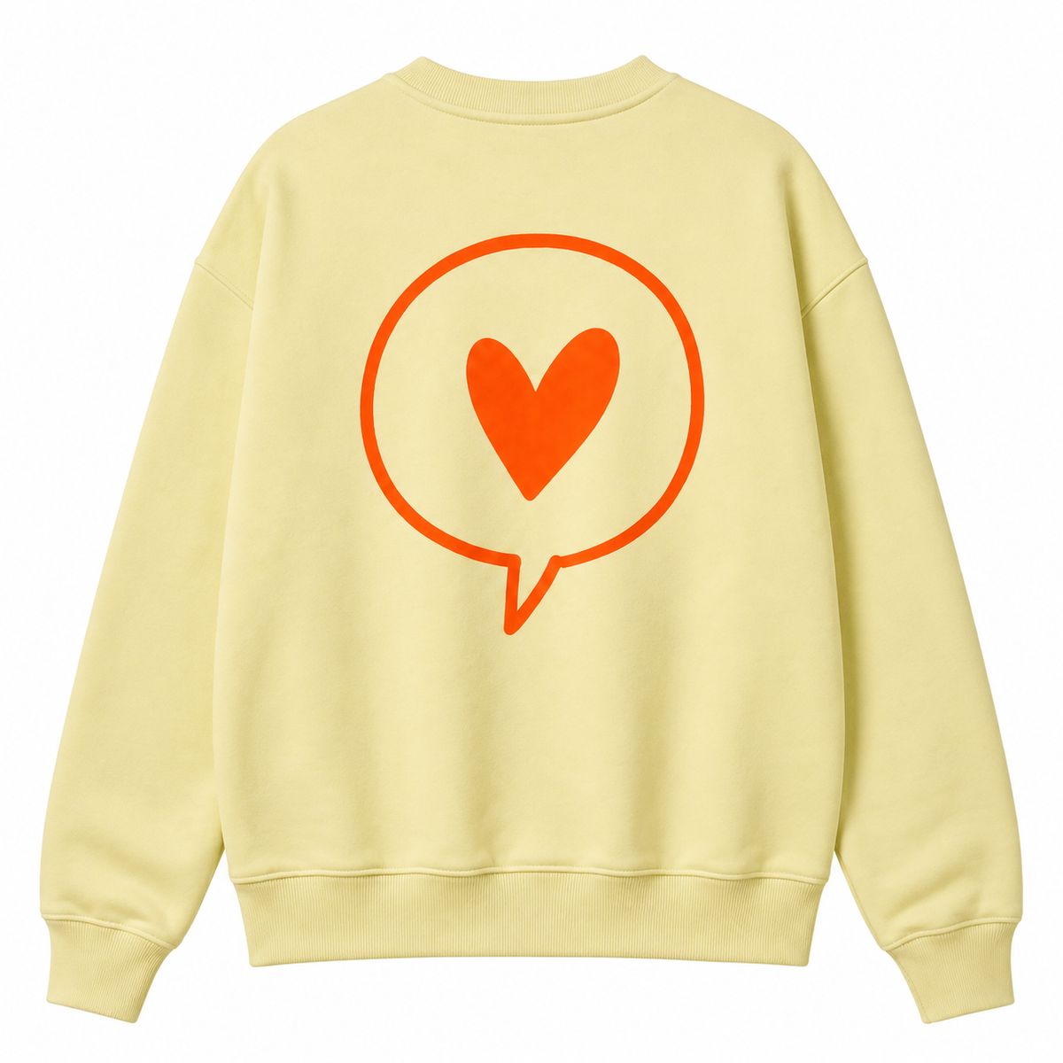 Sweatshirt „Soft Yellow“ – DecoGoodies Collection 2